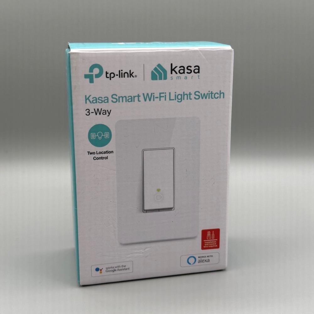 TP-Link Kasa Smart Wi-Fi Light Switch 3-Way HS210 White Alexa‎ Google Home